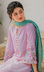 3 PIECE-EMBROIDERED DHANAK SUIT PQ-791