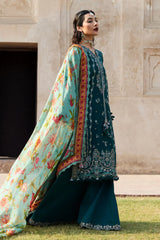 DHANAK 3PC EMBROIDERED DRESS PQ-720