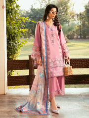 3 PC EMBROIDERED DHANAK DRESS PQ-777