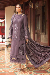 Maria.B 3PC DHANAK EMBROIDERED DRESS PQ-711