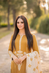 Libass 3PC DHANAK EMBROIDERED SUIT PQ-30