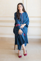 3PC DHANAK EMBROIDERED PQ-70