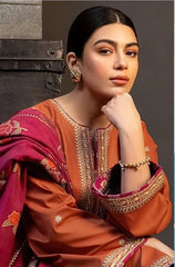 DANAK 3PC EMBROIDERED DRESS PQ-726