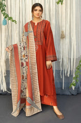 3PC DHANAK EMBROIDERED PQ-770