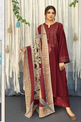 3PC DHANAK EMBROIDERED PQ-769