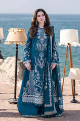 QALAMKAR - Embroidered Lawn 3-Piece Suit - PQ-808