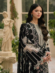 BIN ILYAS - Embroidered Lawn 3Pc Suit - PQ-802