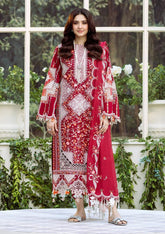 BIN ILYAS Premium Lawn Unstitched 3Pc Suit - PQ-817