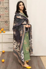3PC DHANAK EMBROIDERED PQ-114