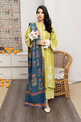 3PC DHANAK EMBROIDERED PQ-110