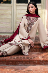 DHANAK 3PC EMBROIDERED DRESS PQ-753