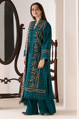DHANAK 3PC EMBROIDED DRESS PQ-703