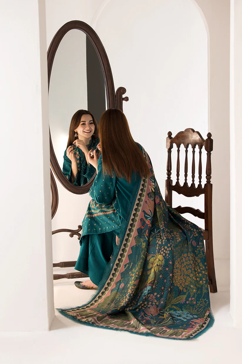 DHANAK 3PC EMBROIDED DRESS PQ-703