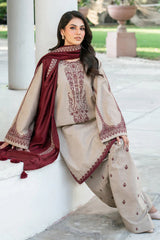 BAROQUE 3PC DHANAK EMBROIDERED PQ-738