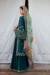 DHANAK 3PC EMBROIDERED DRESS PQ-720
