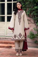 DHANAK 3PC EMBROIDERED DRESS PQ-753