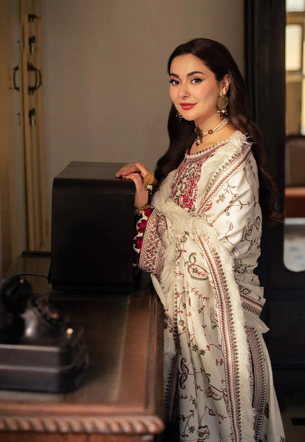 DHANAK 3PC EMBROIDED DRESS PQ-701