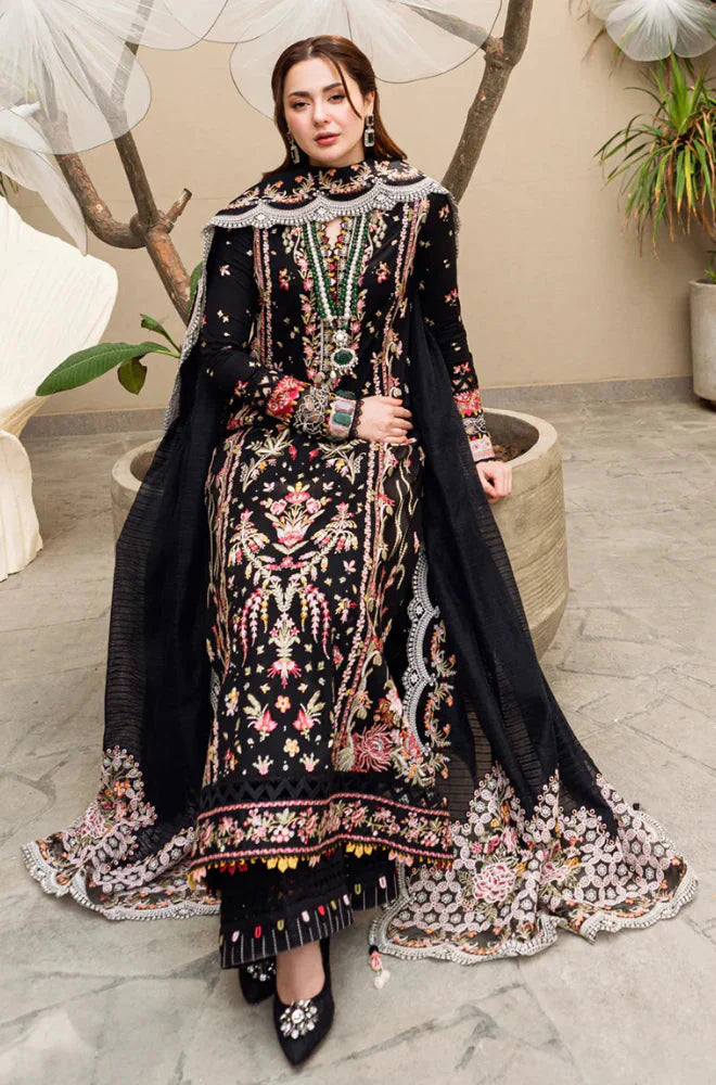 DHANAK 3PC EMBROIDERED DRESS PQ-739