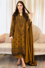 DHANAK 3PC EMBROIDERED DRESS PQ-752