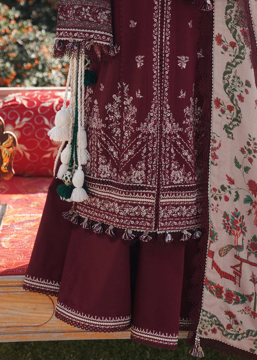 DHANAK 3PC EMBROIDED DRESS PQ-705