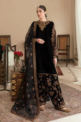 VELVAT 3PC EMBORIDED DRESS PQ-718