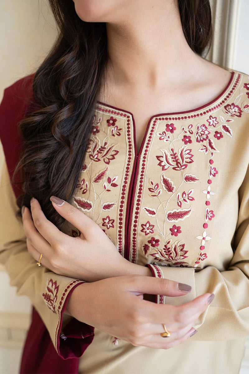 3PC DHANAK EMBROIDERED PQ-72