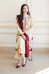 3PC DHANAK EMBROIDERED PQ-72