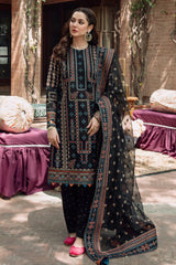 DHANAK 3PC EMROIDED DRESS PQ-750