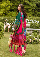 3PC DHANAK EMBROIDERED DRESS PQ-729