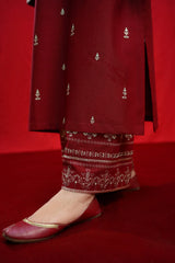 ELKA DHANAK EMROIDED DRESS PQ-762