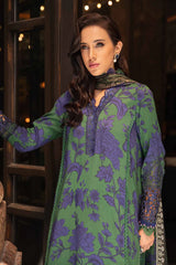 3PC UNSTICHED DIGITAL PRINTED KHADDAR DRESS PQ - 438