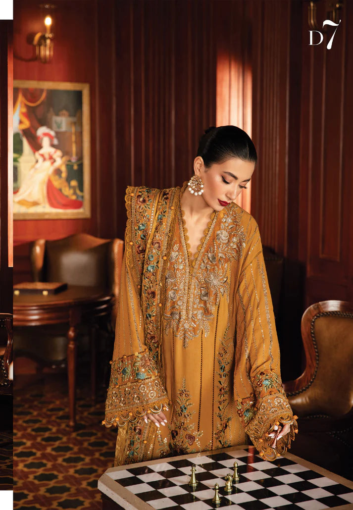 DHANAK 3PC EMBROIDERED DRESS PQ-715