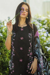 DHANAK 3PC EMBROIDED DRESS PQ-704