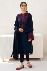 3PC DHANAK EMBROIDERED PQ-30