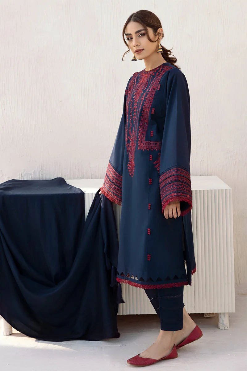 3PC DHANAK EMBROIDERED PQ-30