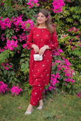 2PC LAWN EMBROIDERED PQ-111