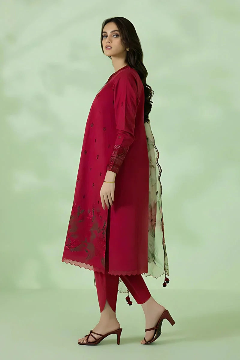 3PC DHANAK EMBROIDERED PQ-50