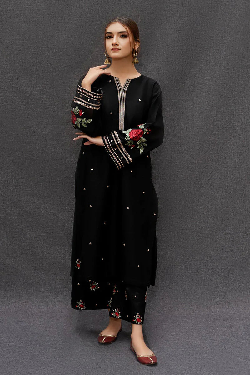 3PC DHANAK EMBROIDERED PQ-141