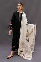 3PC DHANAK EMBROIDERED PQ-141