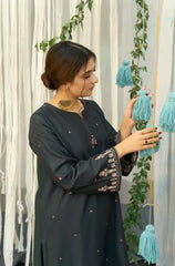 DHANAK 3PC EMBROIDERED DHANAK DRESS PQ-761
