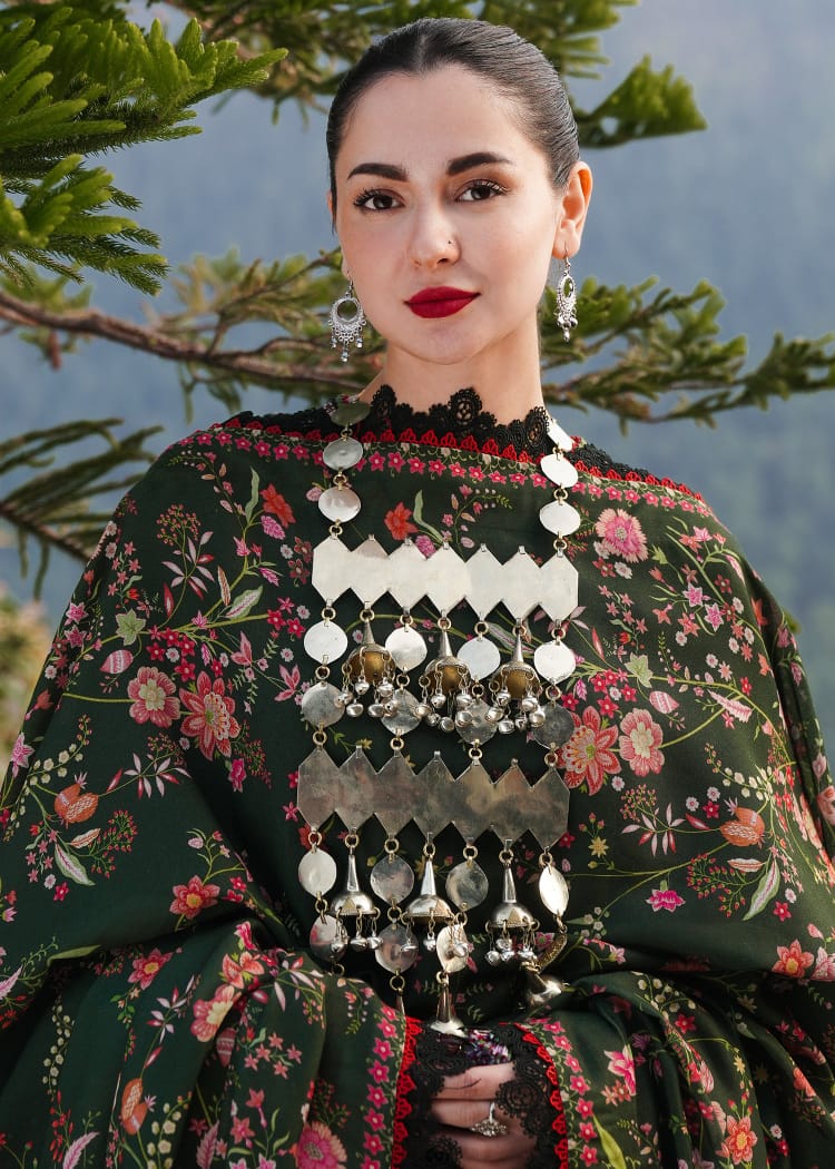 DHANAK 3PC EMBROIDED DRESS PQ-740