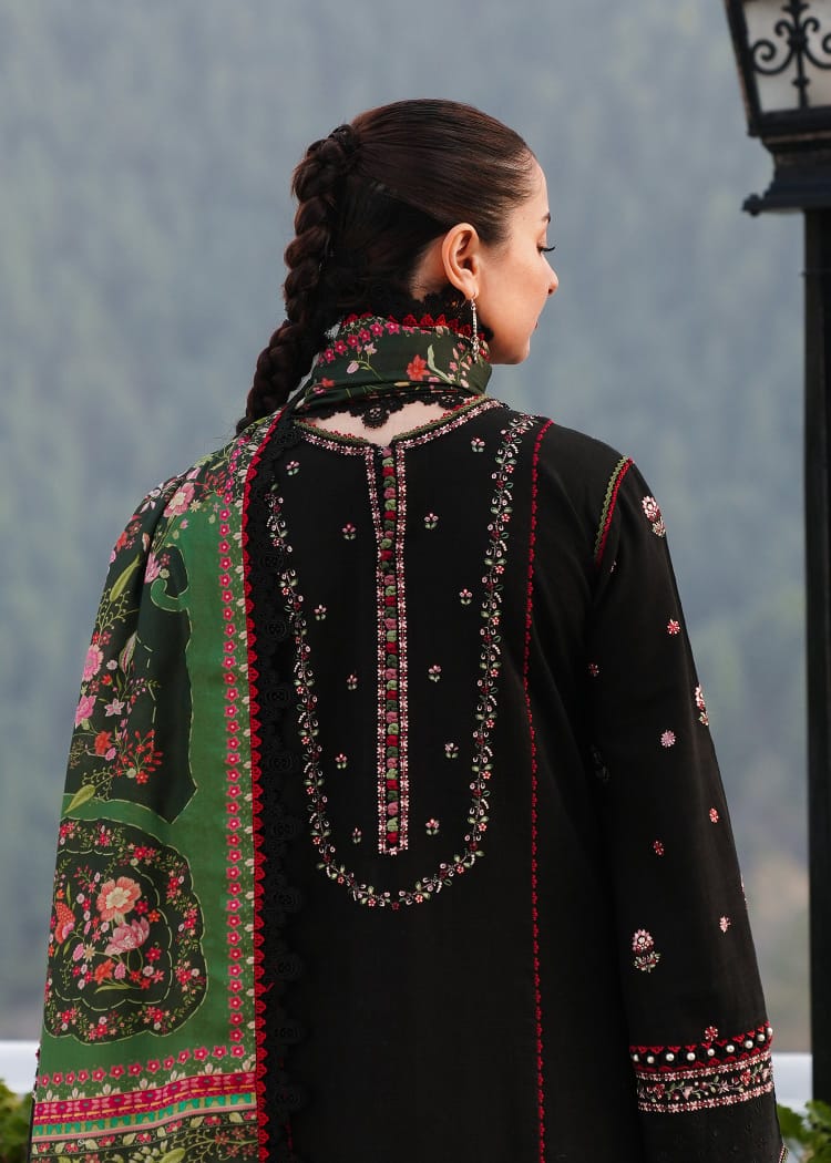 DHANAK 3PC EMBROIDED DRESS PQ-740