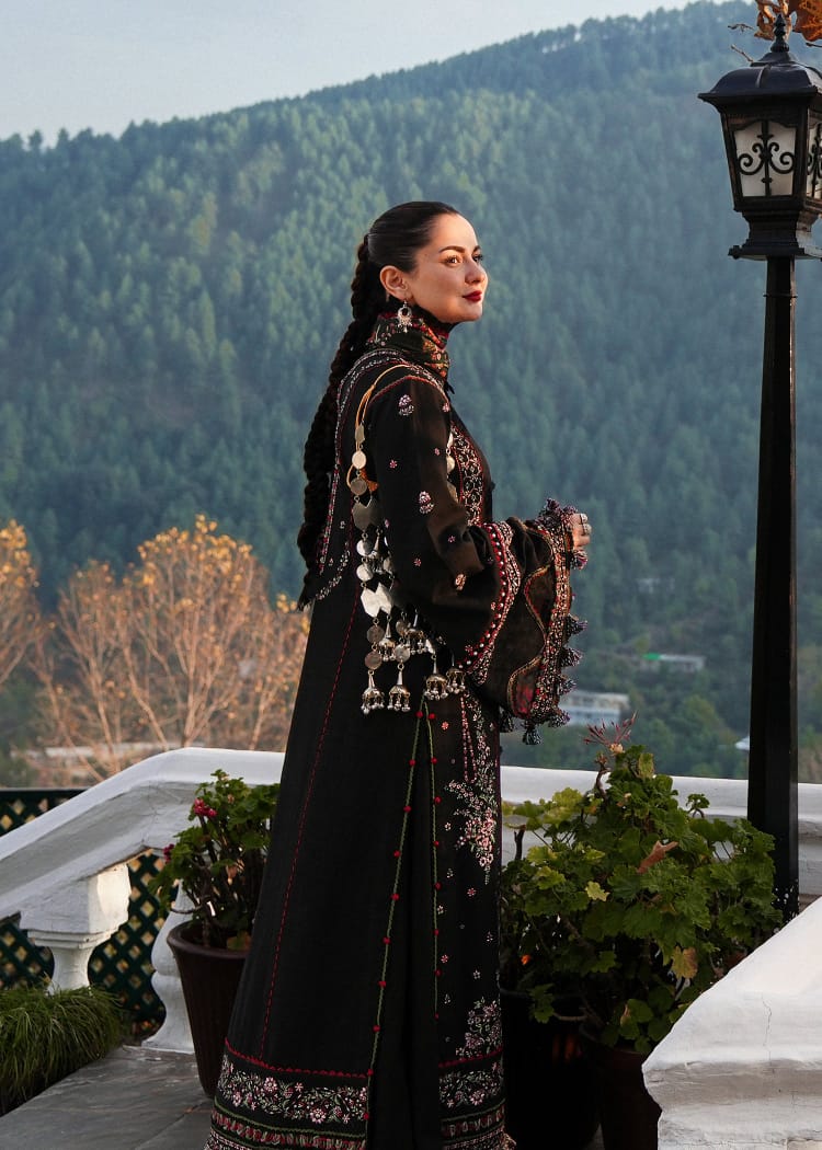 DHANAK 3PC EMBROIDED DRESS PQ-740