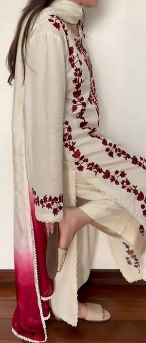 3 PC EMBROIDERED DHANAK PQ-773
