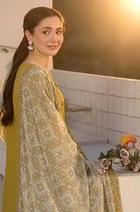 3PC EMBROIDERED DHANAK DRESS PQ-771