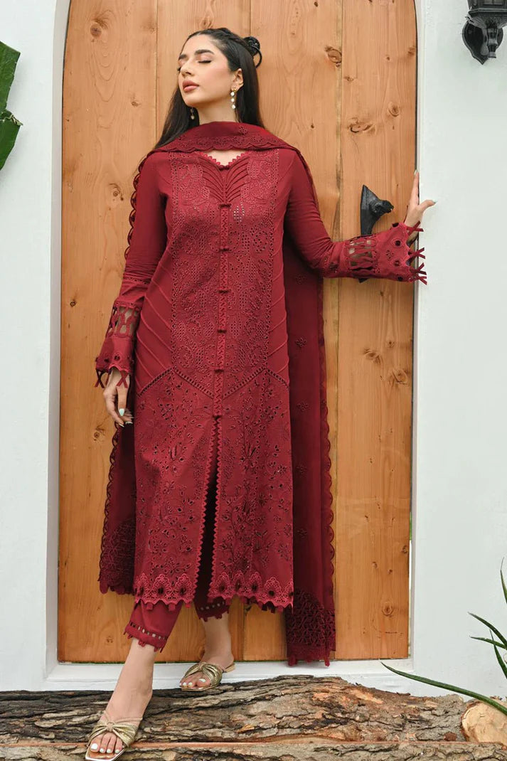 BIN ILYAS Premium Lawn Unstitched 3Pc Suit -PQ-814