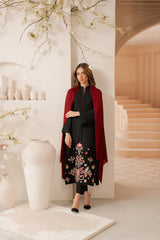 DHANAK 3PC EMBROIDERED DRESS PQ-754