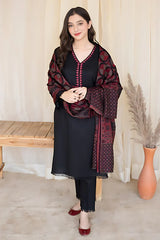 3PC DHANAK EMBROIDERED PQ-376