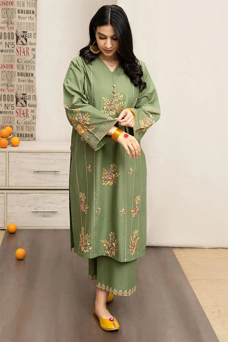 3PC DHANAK EMBROIDERED PQ-114