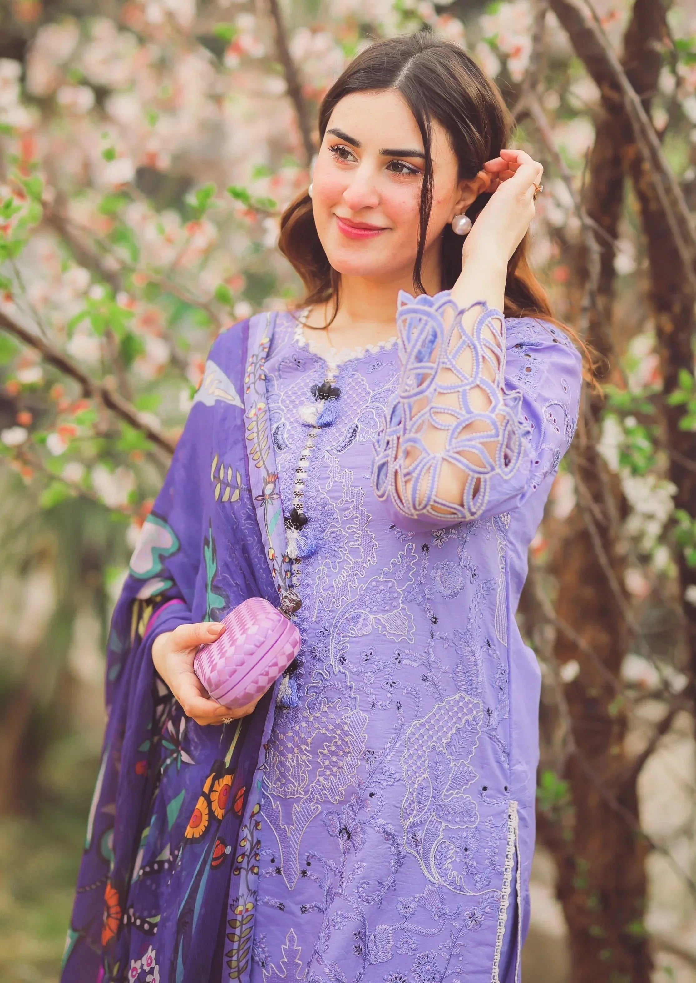 3PC DHANAK EMBROIDERED PQ-94